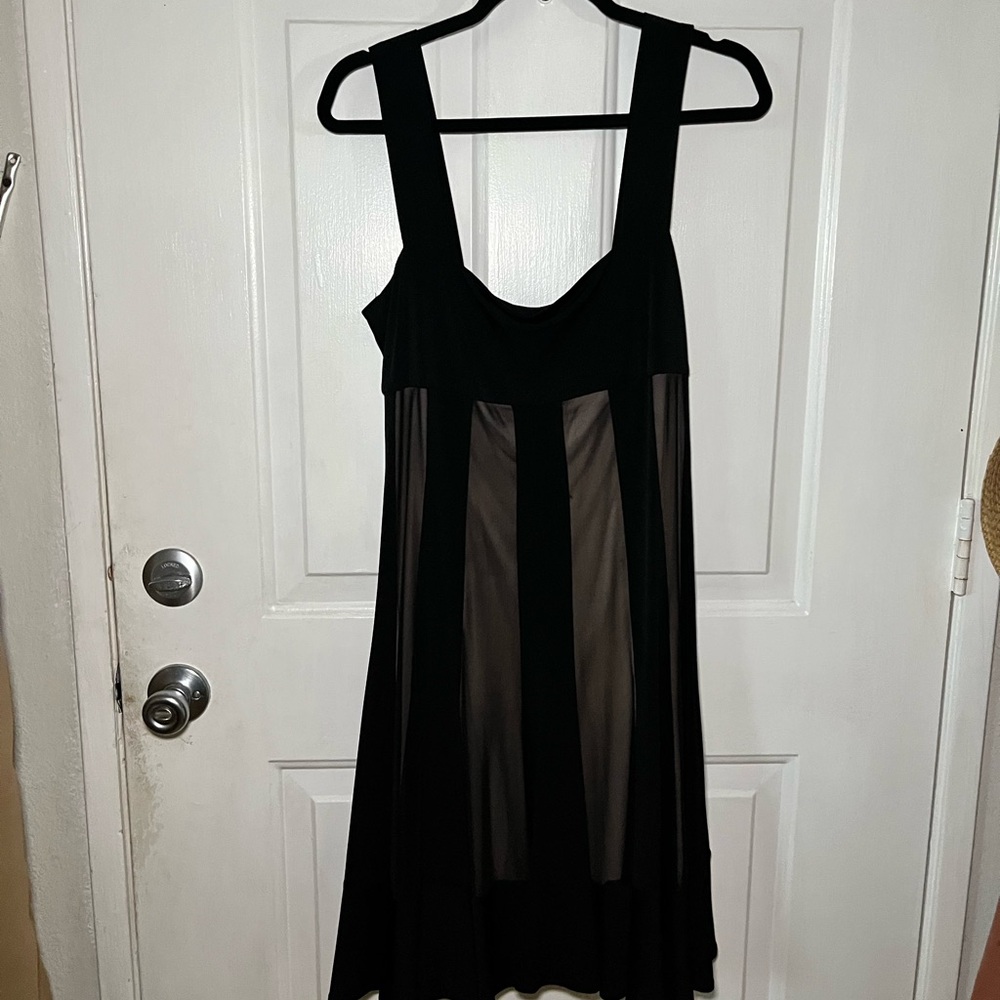 Maggy London black sheath dress, size 10